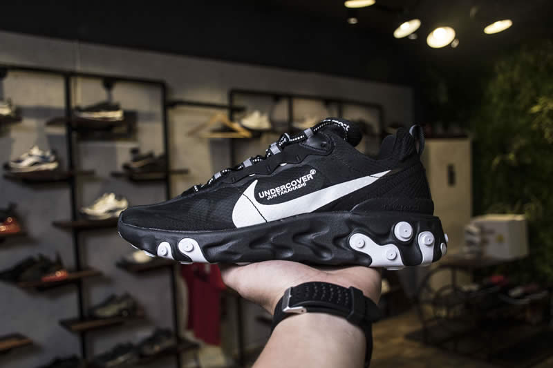 undercover nike epic react element 87 black white (1)